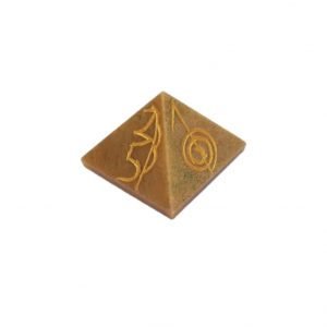 Pirâmide Chakra Simbolos Reiki Jaspe Amarelo