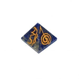 Pirâmide Chakra Simbolos Reiki Lapis Lazuli