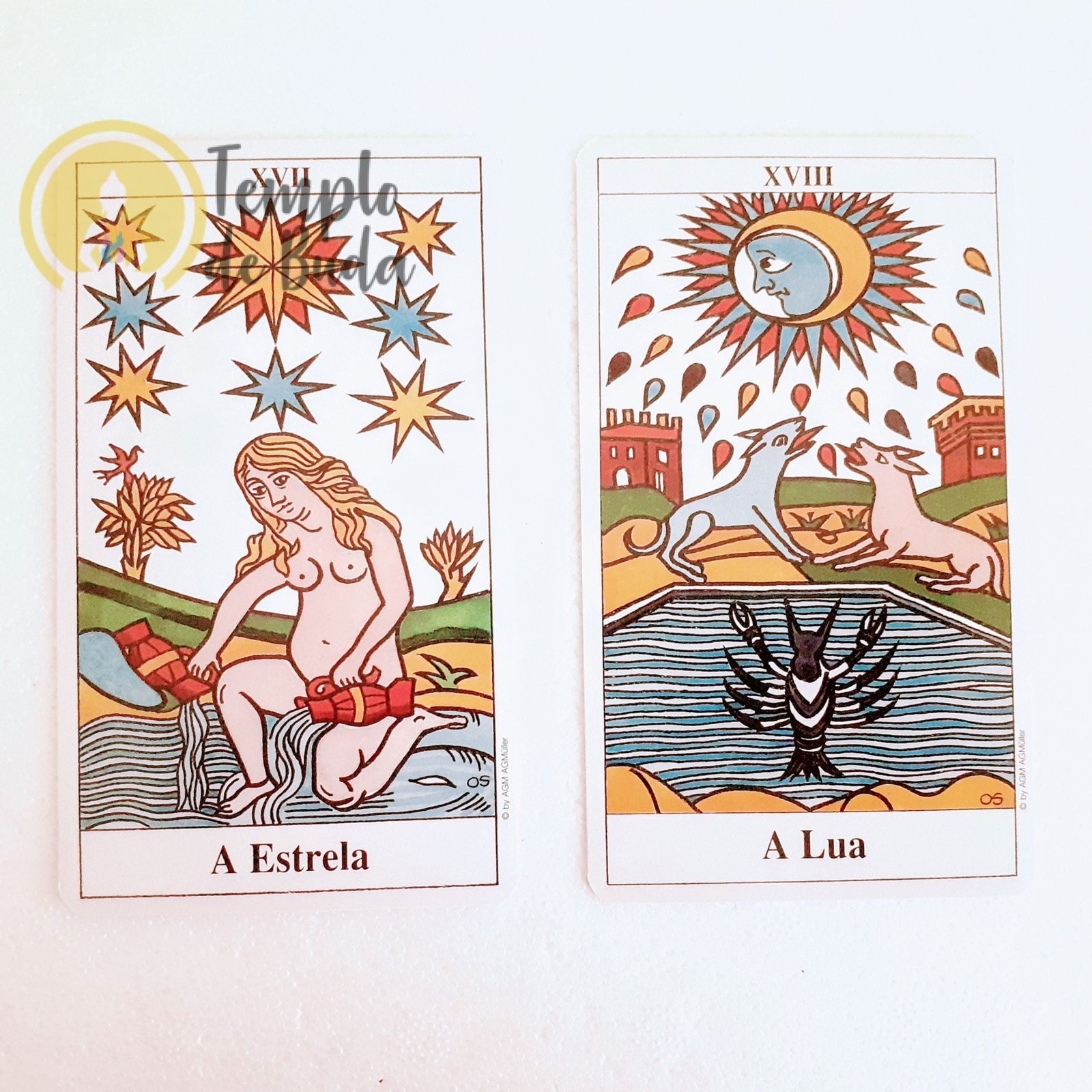 Tarot de Marselha Convos em Português - Templo de Buda -Loja de