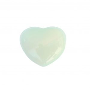 Coração Pedra da Lua Opalina 4.5cm