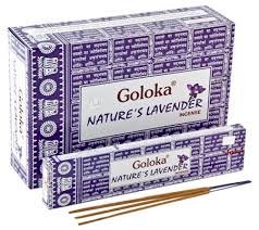 Encens indien Goloka Nature's Lavender Box