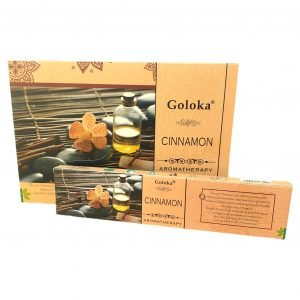 Incenso Indiano Goloka Aromatherapy Cinnamon Caixa