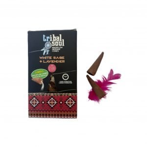 Tribal Soul Cascade Incense Cones White Sage and Lavender