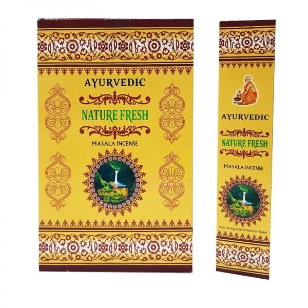 Incenso Indiano Ayurvedic Nature Fresh Caixa