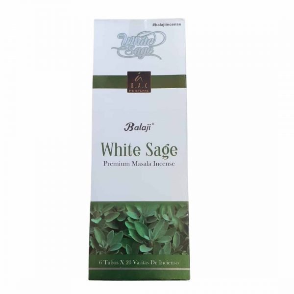 Incienso Natural Salvia Blanca de Balaji - CompraIncienso
