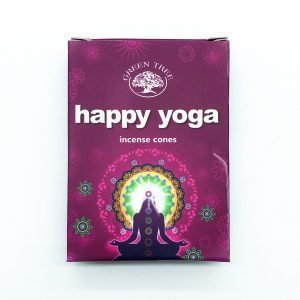 Coni d'incenso albero verde Happy Yoga