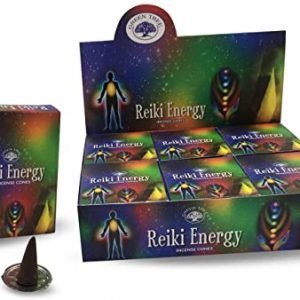 Boîte d'encens Green Tree Reiki Energy Cone