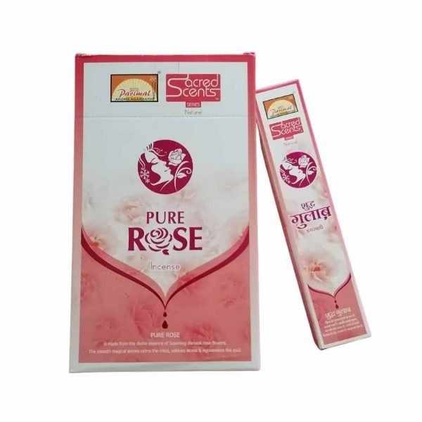 Incenso Indiano Parimal Pure Rose Caixa