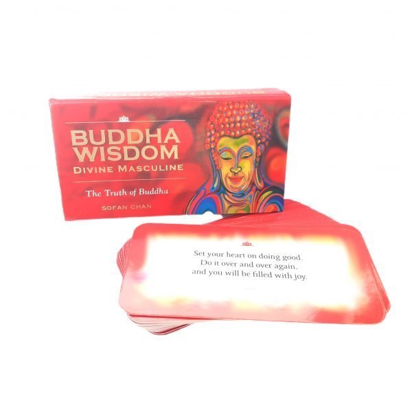 Buddha Wisdom Cards _ Divine Masculine The Truth of Buddha de Sofan Chan em Inglês
