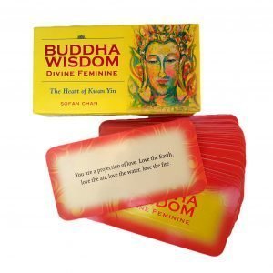 Buddha Wisdom Cards Divine Feminine The Heart of Kwan Yin di Sofan Chan in inglese