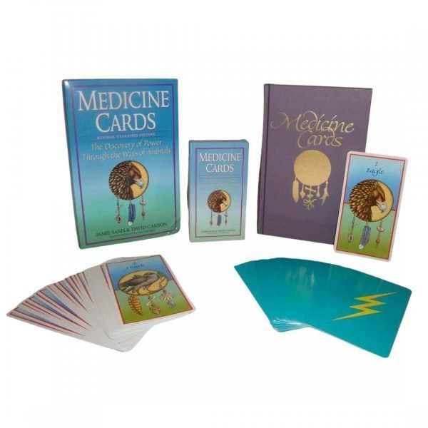 Medicine Cards Tatrot Kit (Cartas Xamânicas) de Jamie Sams&David Carson em Inglês