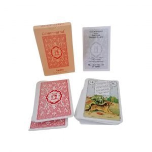 Scheda Lenormand Gufo Rosso in inglese
