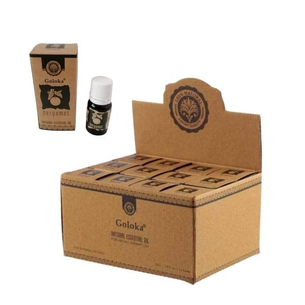 100% Natural Bergamot Essential Oil Goloka Box