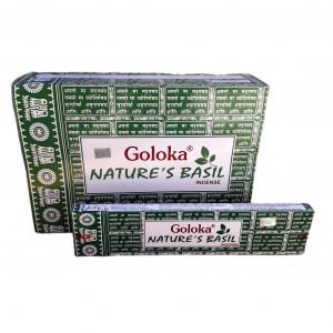 Goloka Nature's Basil Indian Incense Box