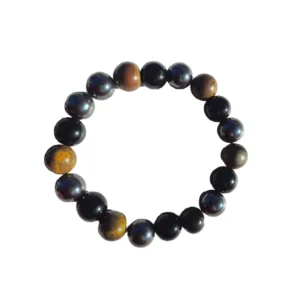 Pulseira Onix Olho de Tigre e Hematite